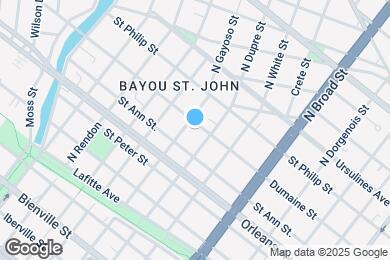 Map image of the property - 2922 Dumaine St