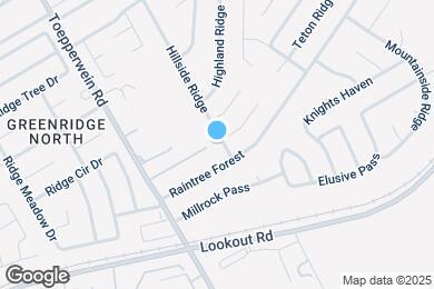 Map image of the property - 14615 Hillside Ridge
