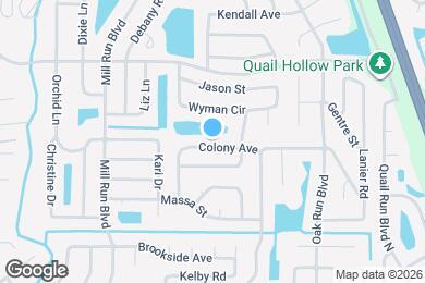 Map image of the property - 1533 Colony Ave