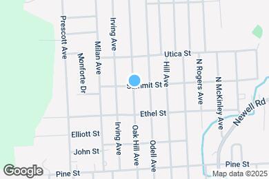 Map image of the property - 104 Hill Ave