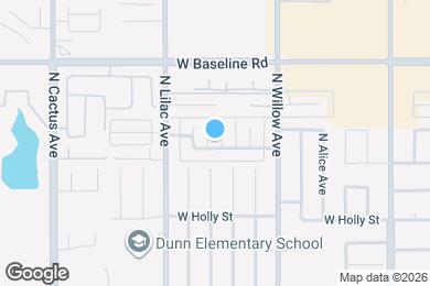 Map image of the property - 1046 N Vista Ave