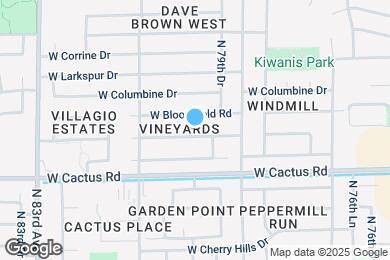 Map image of the property - 7944 W Charter Oak Rd