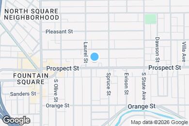 Map image of the property - 1420 Prospect St