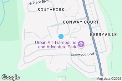 Map image of the property - 1616 Aaronwood Dr