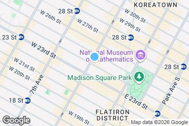 Map image of the property - 77 W 24 St