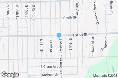 Map image of the property - 2109 S Martin Luther King Jr Dr