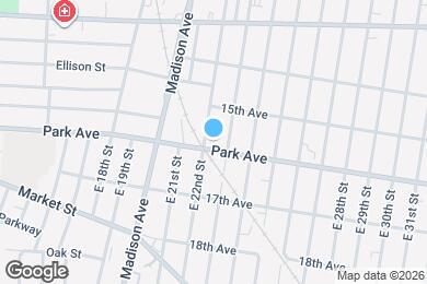 Map image of the property - 309 Park Ave