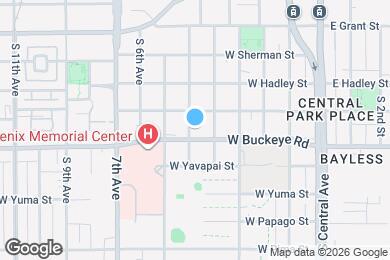 Map image of the property - 1019 S 4th Ave