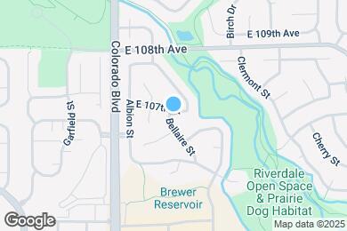 Map image of the property - 10612 Bellaire St