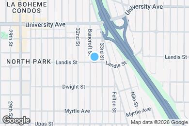 Map image of the property - 3259 Landis St