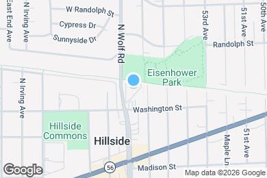 Map image of the property - 605 N Wolf Rd