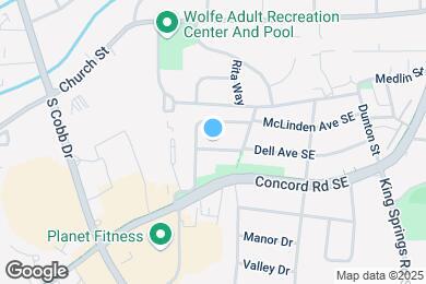 Map image of the property - 941 Dell Ave SE