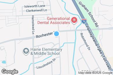 Map image of the property - 2 Dover Dr