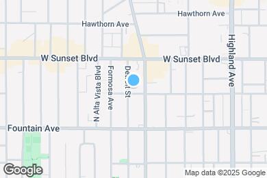 Map image of the property - Sunset Detroit Plaza