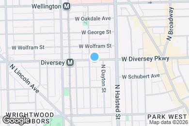 Map image of the property - 851 W Diversey Pky