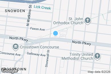 Map image of the property - 1526 N Parkway