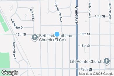 Map image of the property - 1526 Marston Ave