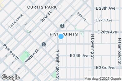 Map image of the property - 2516 N Washington St