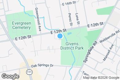 Map image of the property - 3607 Grant St
