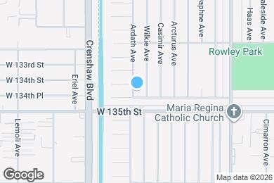 Map image of the property - 13408 Ardath Ave