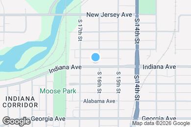Map image of the property - 1606 Indiana Ave