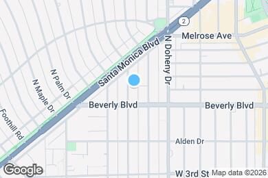 Map image of the property - Palm Beverly Apartments