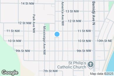 Map image of the property - 1006 Irvine Ave NW