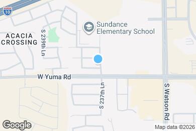 Map image of the property - 23768 W Desert Bloom St