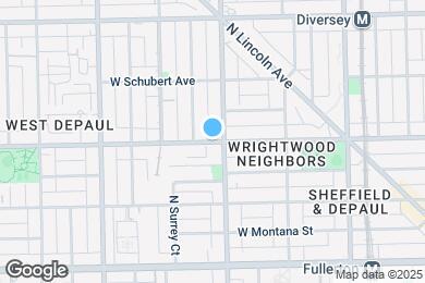 Map image of the property - 1210 W Wrightwood Ave