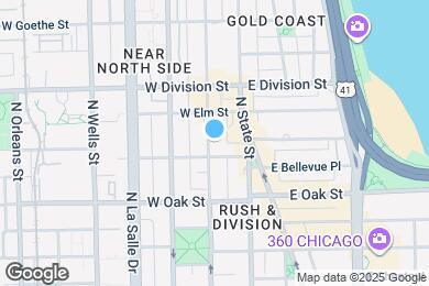 Map image of the property - 1115 N Dearborn St