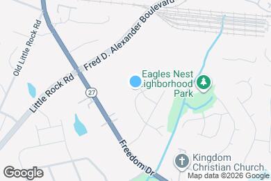 Map image of the property - 6121 Fazenda Drive