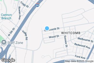 Map image of the property - 1907 Whitcomb St
