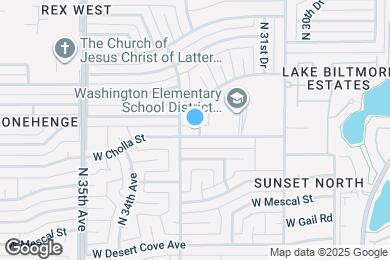 Map image of the property - 3240 W Cholla St