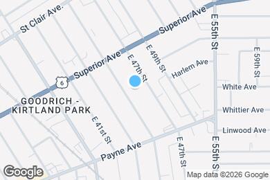 Map image of the property - 1563 E 45th St