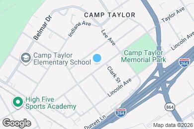Map image of the property - 1537 Taylor Ave