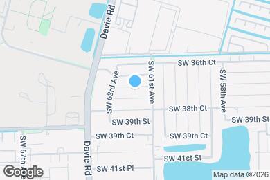 Map image of the property - 6140 SW 37th Ct
