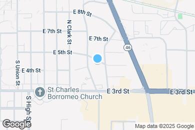 Map image of the property - 2514 E 5th St
