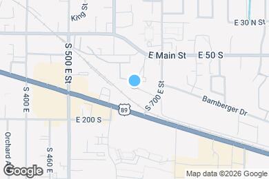 Map image of the property - 664 E 110 S