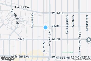 Map image of the property - 420 S Detroit St