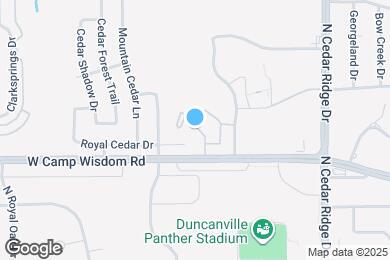 Map image of the property - Cedar Glen