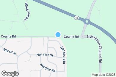 Map image of the property - 6745 NW Sioux Dr