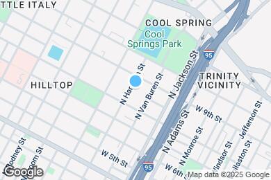 Map image of the property - 810 N Harrison St