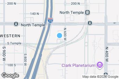 Map image of the property - 606 W S Temple St