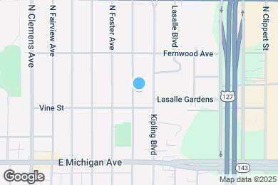 Map image of the property - 318 N Francis Ave