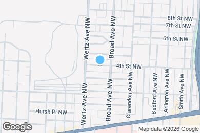 Map image of the property - 2822 4th St NW