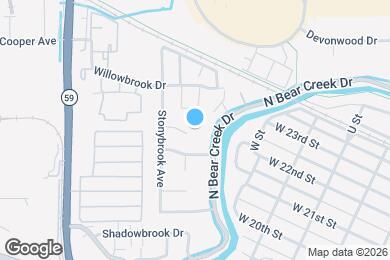 Map image of the property - 1833 Dry Creek Ct