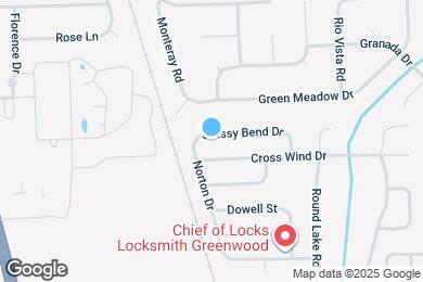 Map image of the property - 581 Grassy Bend Dr