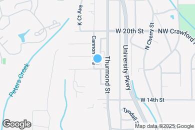 Map image of the property - 1609 Cannon Ave
