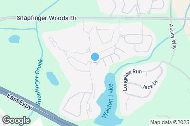 Map image of the property - 2571 Walden Lake Dr