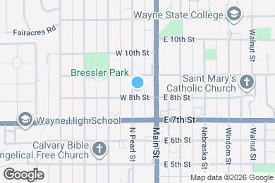 Map image of the property - 801 N Pearl St